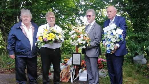 Poignant scenes at ambush site as Miami dead are remembered