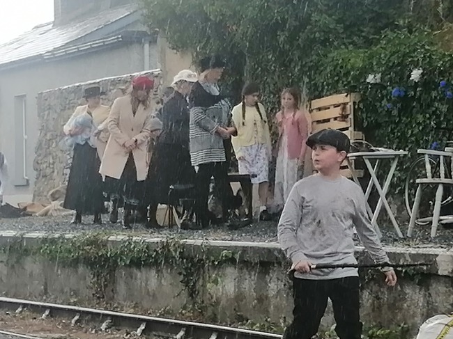 The Show Must Go on at Wilkinstown Railway Station