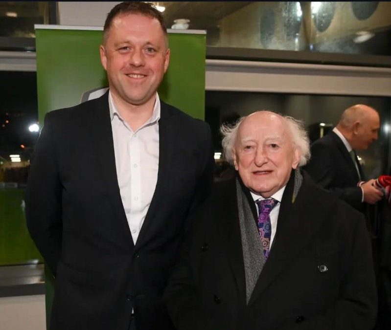 Thank you President Higgins Says Byrne