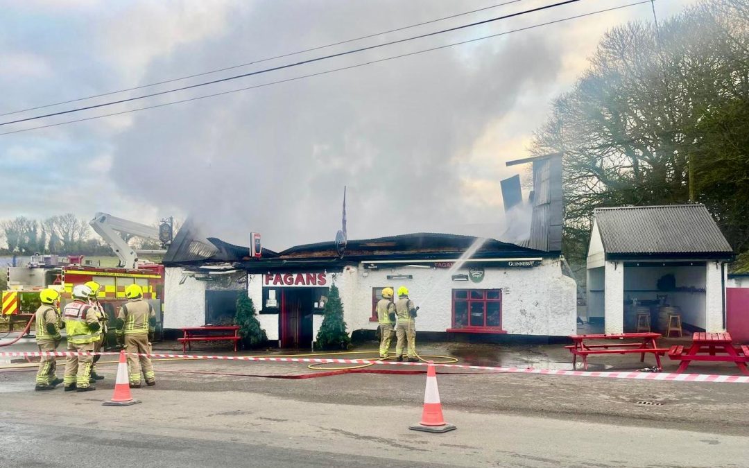 Famous Meath Pub Destroyed in Blaze in South Meath